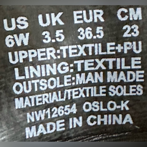 US Polo Assn Womens Size 6W Black OSLO-K Casual Running Sneakers Shoes - Picture 6 of 7